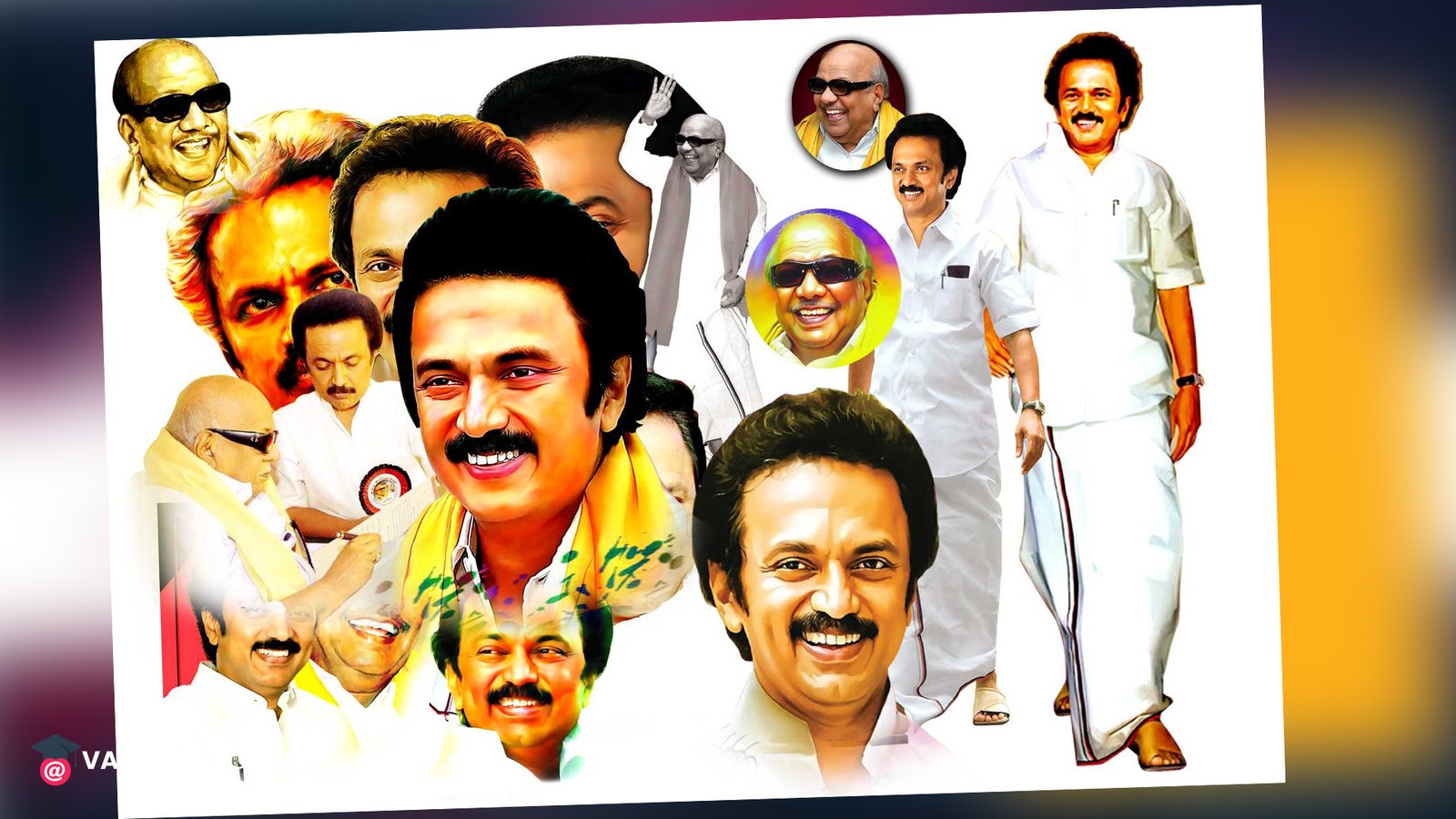 DMK Party Leader and Secretary HD Photos Free Download