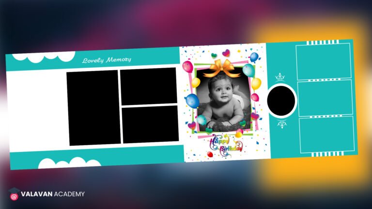 Baby Birthday PSD Free Download