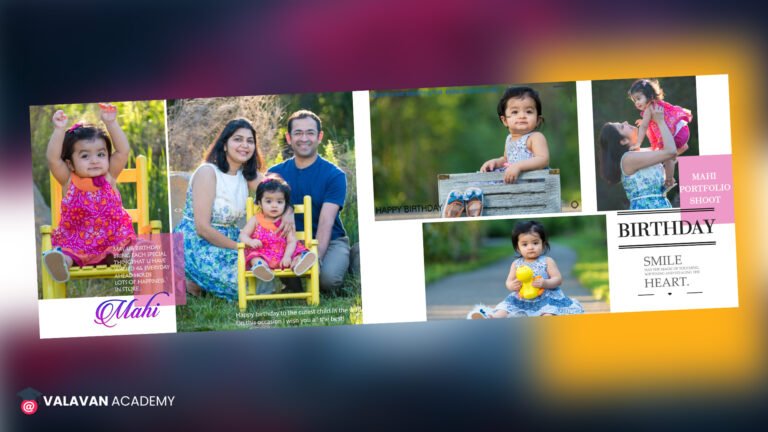 1st Birthday Free PSD Download