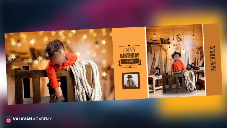 Birthday Baby Banner Design PSD Free Download