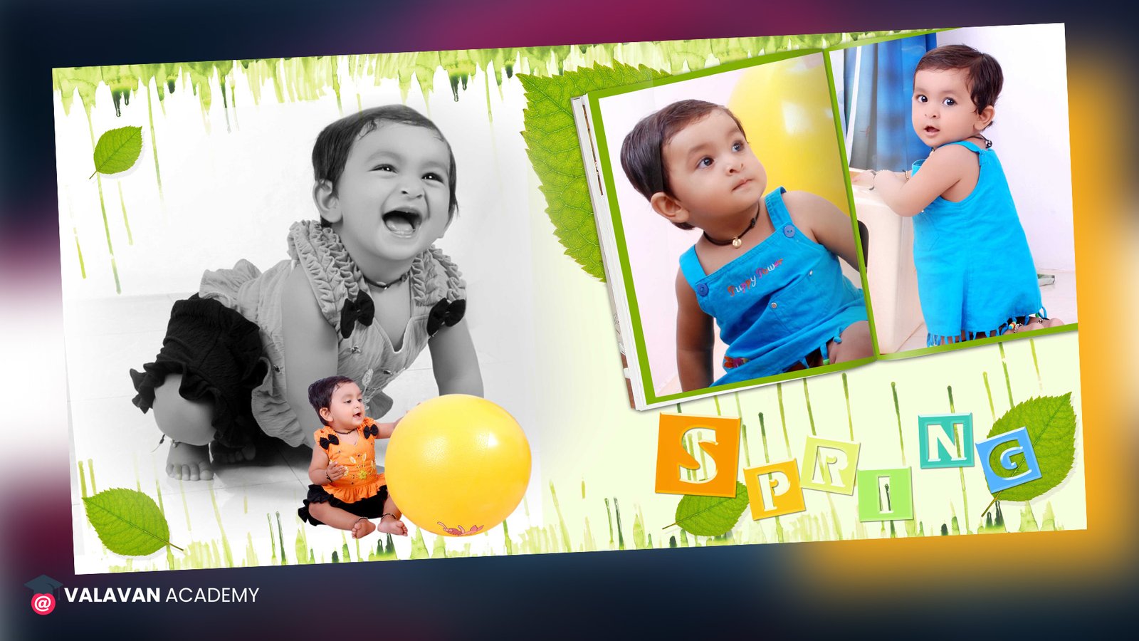 Birthday Baby Frame Design PSD Free Download