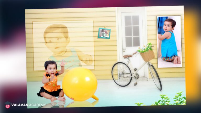 Birthday Baby Frame PSD Free Download