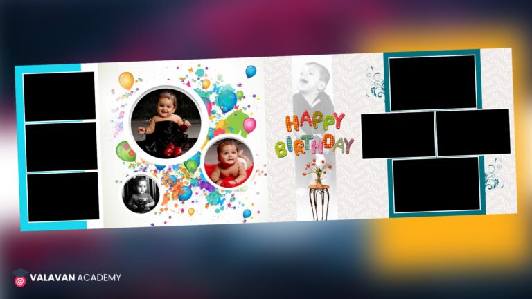 PSD Free Download First Birthday Banner