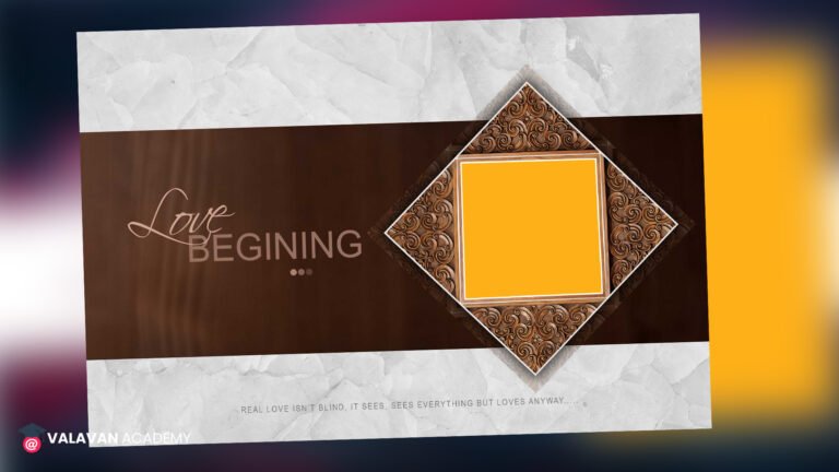 Wedding Banner Frame PSD Free Download