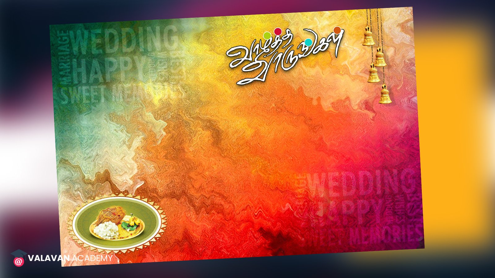 Wedding Banner Tamil PSD Free Download
