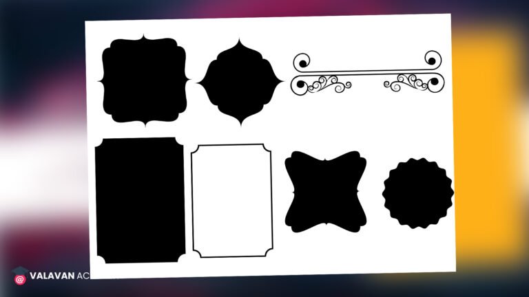 Border Shapes PSD Free Download