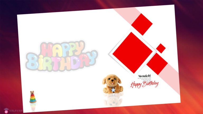 Birthday Background PSD Free Download