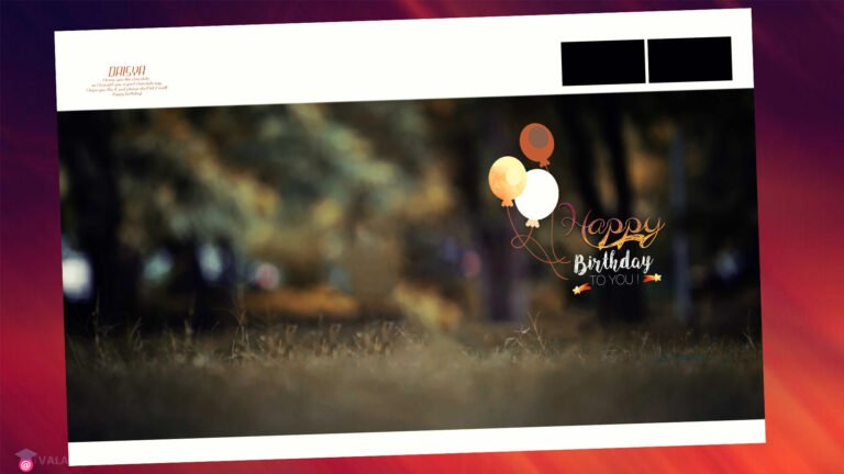 Birthday Banner Download Free PSD