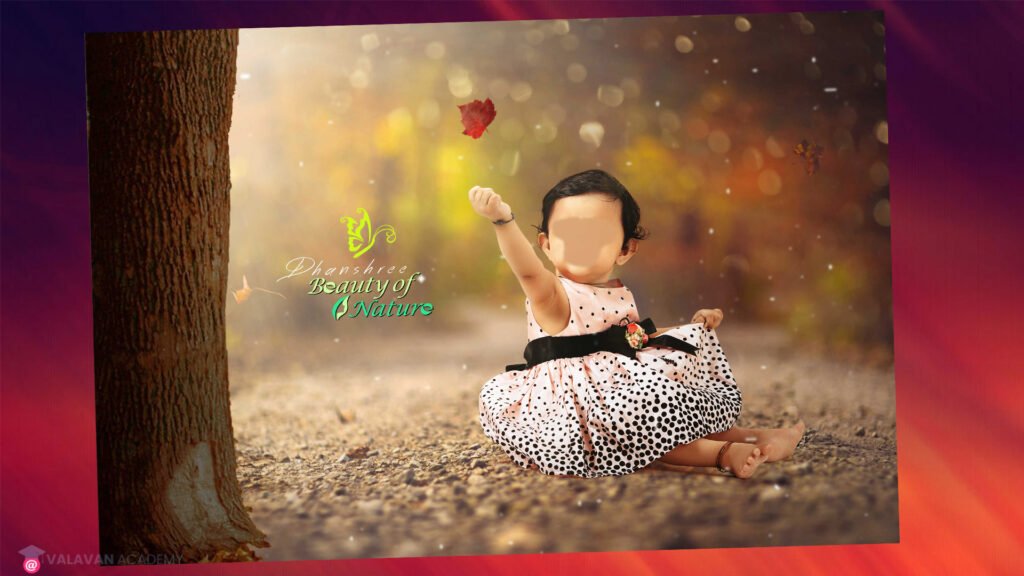 Animation Baby Photo PSD Free Download