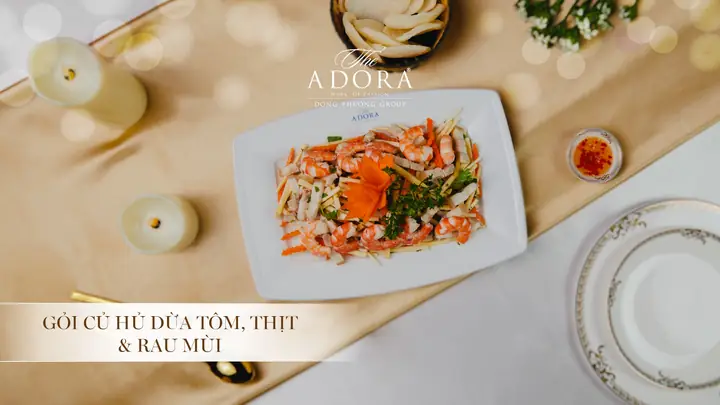 Bảng Giá Nhà Hàng Tiệc Cưới Adora: Menu, Phí Đi Kèm Và Kinh Nghiệm Đặt Tiệc