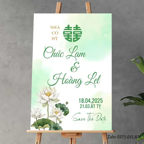 Tổng Hợp Mẫu Bảng Tên Bàn Tiệc Cưới Đẹp 2025 + Hướng Dẫn Chọn, Thiết Kế & Bố Trí Chuẩn