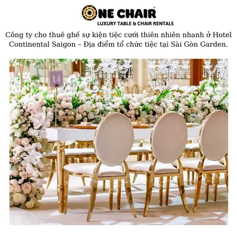 Tổ Chức Tiệc Cưới Tại Hotel Continental Saigon: Sảnh Tiệc, Gói Cước, Ưu Đãi & Review Chi Tiết