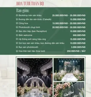 So Sánh Dịch Vụ Trang Trí Tiệc Cưới Hà Nội: Tiêu Chí Chọn, Gói Bao Gồm Và Chi Phí Thực Tế