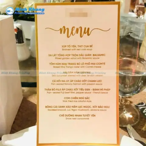 Tổng Hợp Mẫu Menu Tiệc Cưới Ngon, Dễ Chọn Cho Cặp Cô Dâu Chú Rể