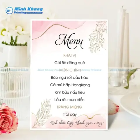 Tổng Hợp 18 Mẫu Menu Thực Đơn Tiệc Cưới Ngon, Cân Bằng Và Dễ Ăn